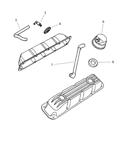 1998 Jeep Grand Cherokee Crankcase Ventilation Diagram 3