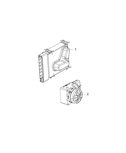 2019 Jeep Compass Switches - Seats Diagram