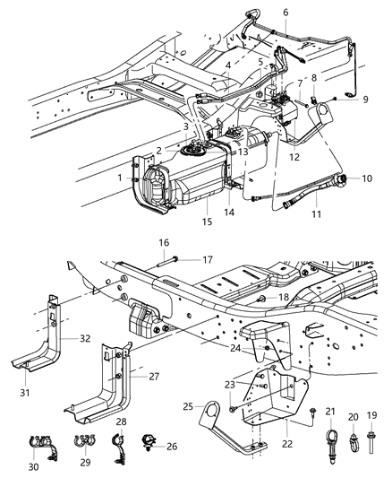 2011 Ram 3500 Diesel Exhaust Fluid System Diagram