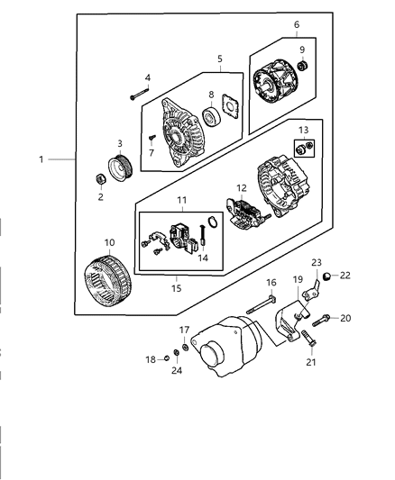 2004 Chrysler Sebring Coupe Alternator Diagram 2