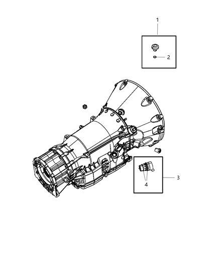 2008 Chrysler Crossfire Sensors, Vents And Quick Connectors Diagram