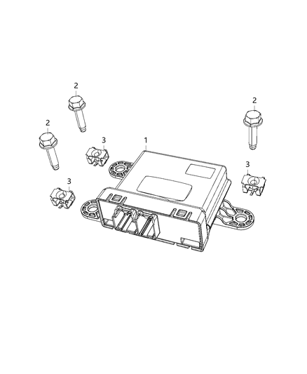 2021 Jeep Cherokee Module-Gateway Diagram for 68454413AA