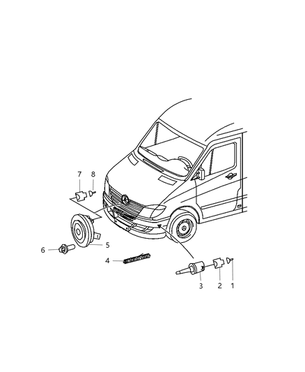 2007 Dodge Sprinter 3500 Horns Diagram