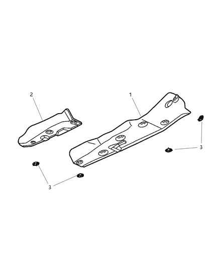 2003 Jeep Grand Cherokee Heat Shields Diagram