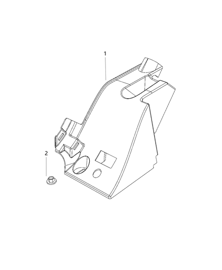 2020 Jeep Gladiator Quarter Trim Panel Diagram 1