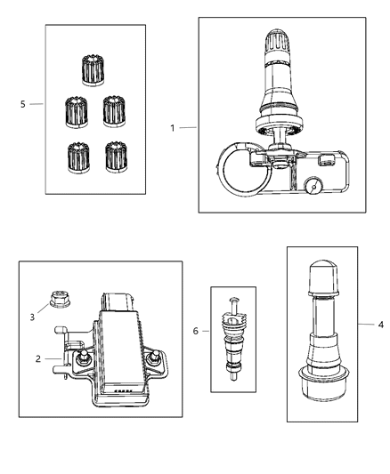 2011 Ram 1500 Tire Monitoring System Diagram