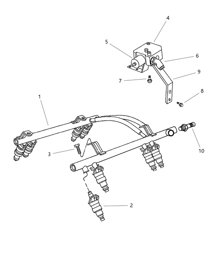 2000 Dodge Ram Van Fuel Rail Diagram 3