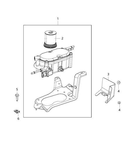 2017 Jeep Grand Cherokee Filter-FUEL/WATER Separator Diagram for 68084905AG