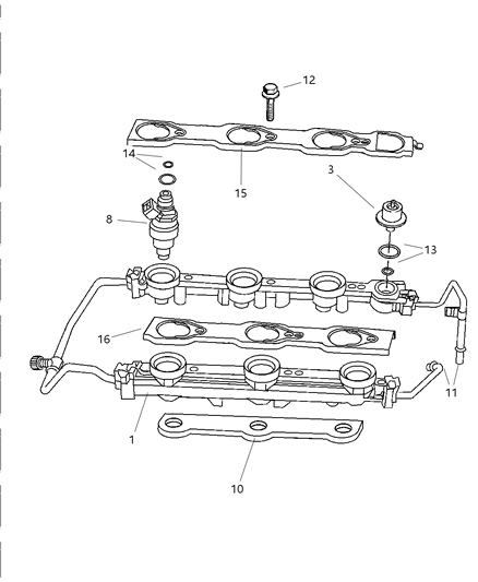 1997 Chrysler Concorde Fuel Rail Diagram