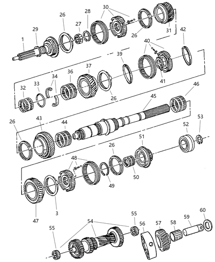 2001 Dodge Dakota Gear Train Diagram 2