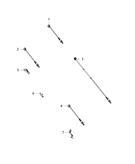 2016 Ram 3500 Oxygen Sensors Diagram