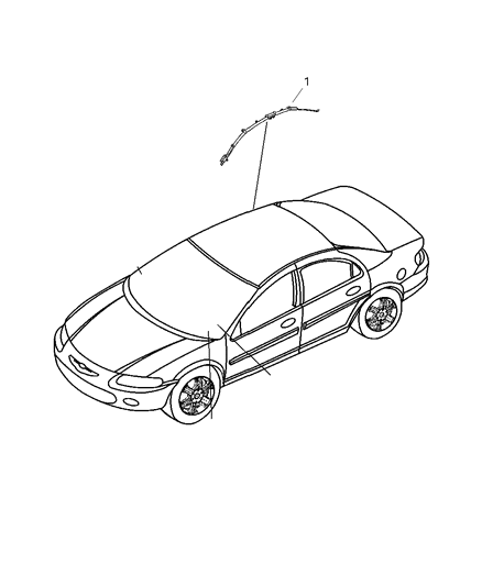 2009 Chrysler Sebring Air Bags Side Diagram