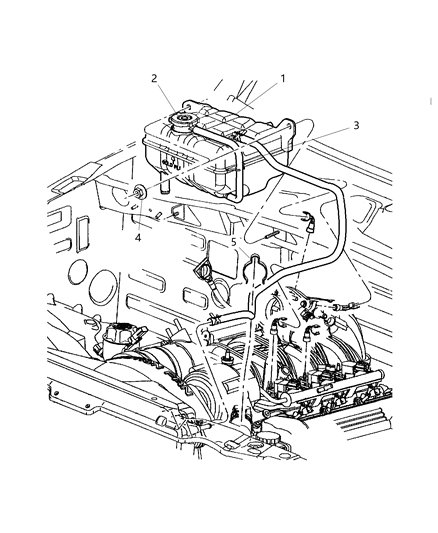 2007 Jeep Liberty Coolant Tank Diagram