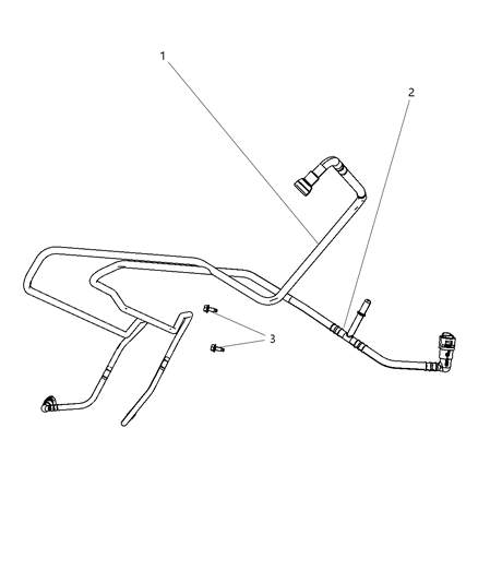 Fuel Lines - 2007 Jeep Wrangler