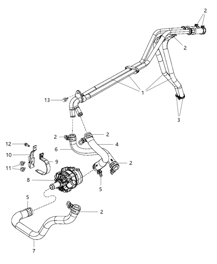 2009 Dodge Durango Heater Plumbing Diagram 2