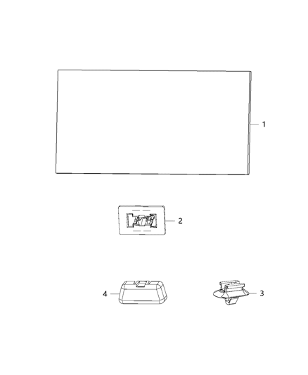 2015 Jeep Cherokee Cover-Connector Diagram for 68260772AA