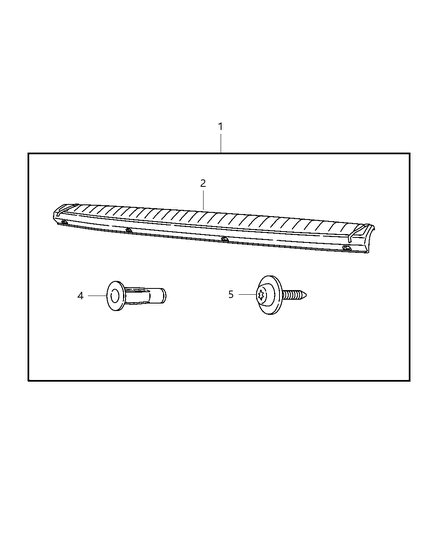 2008 Dodge Ram 3500 Pickup Spoiler Kit Diagram