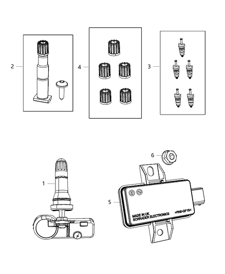 2014 Jeep Compass Tire Monitoring System Diagram