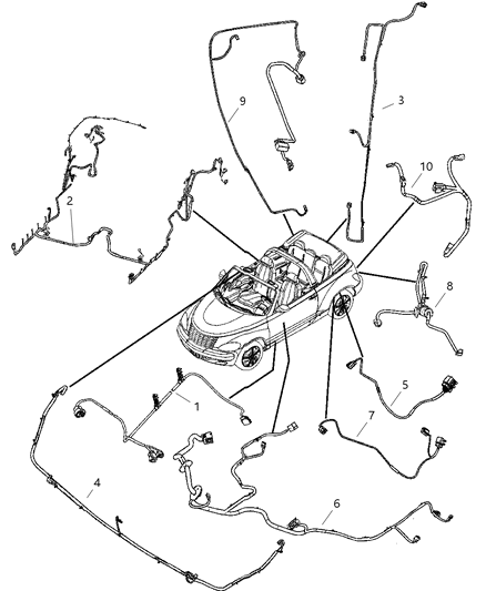 2005 Chrysler PT Cruiser Wiring-Fuel Tank Diagram for 4794530AA