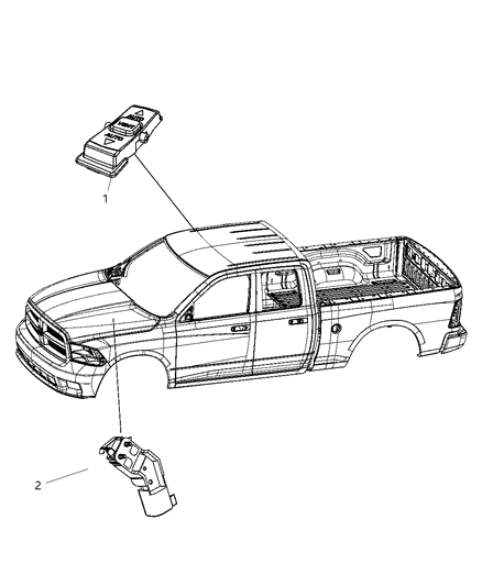 2011 Ram 4500 Switches Body Diagram