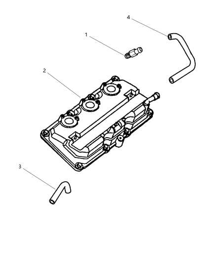 1998 Dodge Intrepid Crankcase Ventilation Diagram 3