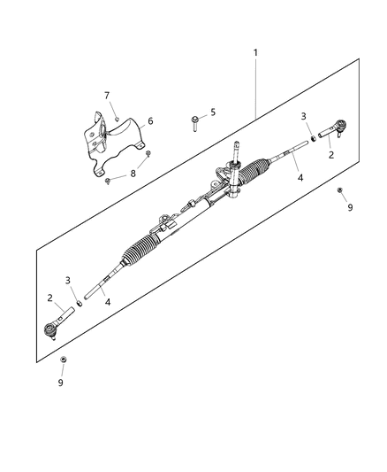 2017 Dodge Journey Steering Gear Diagram