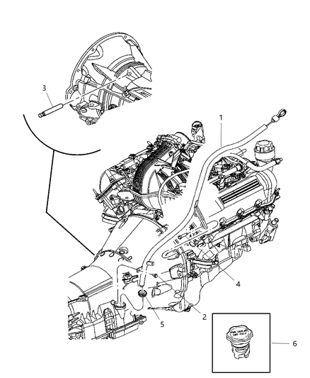 2007 Jeep Commander Oil Filler Tube Diagram