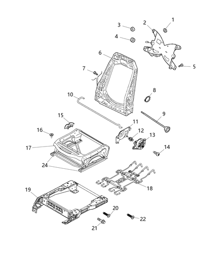 2018 Ram ProMaster City Gear-ACTUATOR Diagram for 68275769AA