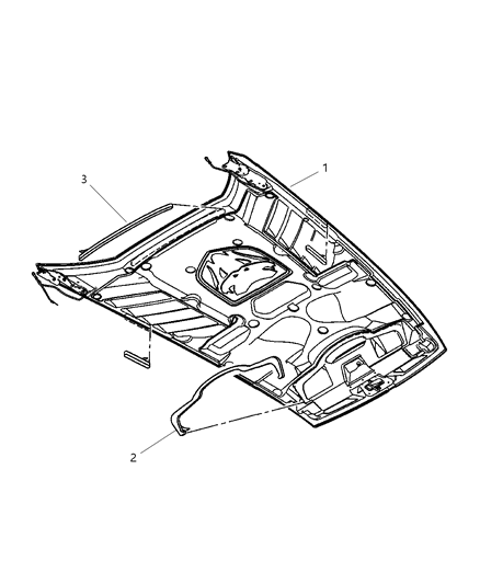 2010 Dodge Viper Hood Sealer Diagram