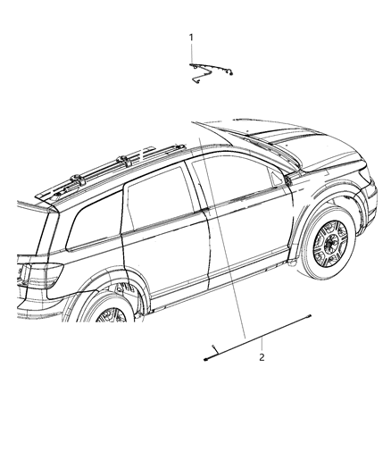2017 Dodge Journey Wiring - Overhead Diagram