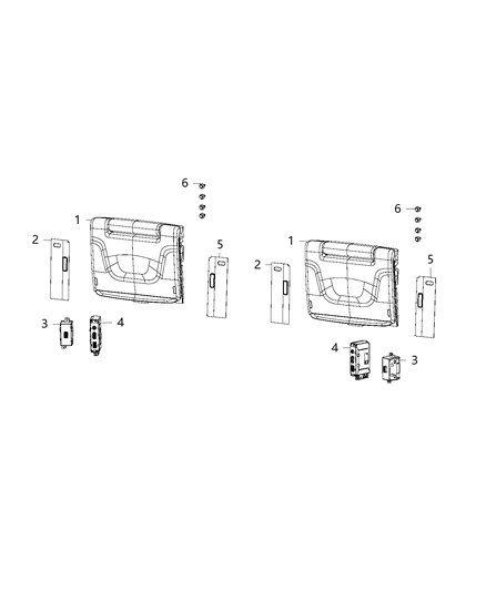 2017 Chrysler Pacifica Monitor, Media System Diagram