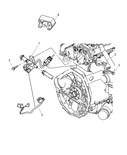 2007 Chrysler PT Cruiser Wiring-Glow Plug Diagram for 4801412AA