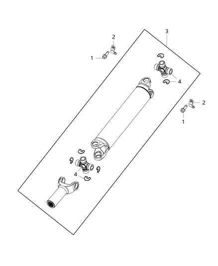 2013 Dodge Viper Shaft - Drive Diagram