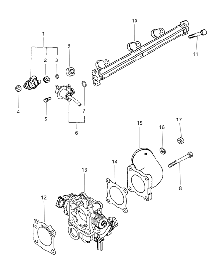 1997 Chrysler Sebring Coupe Fuel Rail Diagram 3