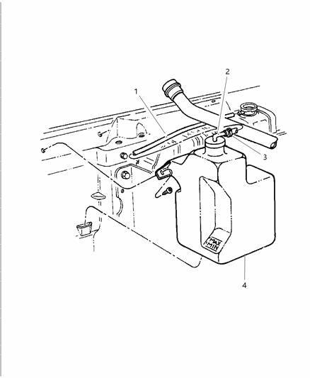 1997 Dodge Ram Van Coolant Tank Diagram