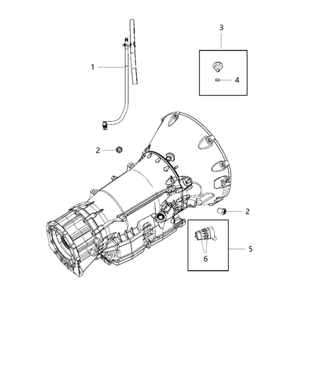 2011 Dodge Charger Sensors, Vents And Quick Connectors Diagram