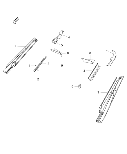 2017 Dodge Viper Exhaust System Heat Shield Diagram