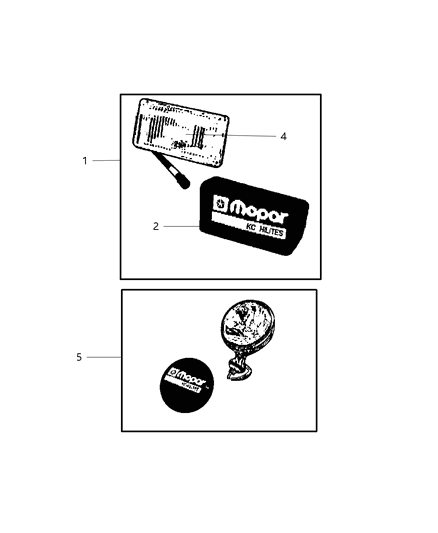 2000 Jeep Wrangler Light Kit - Fog Diagram