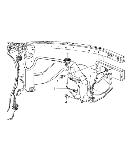 2008 Dodge Ram 5500 Coolant Recovery Bottle Diagram