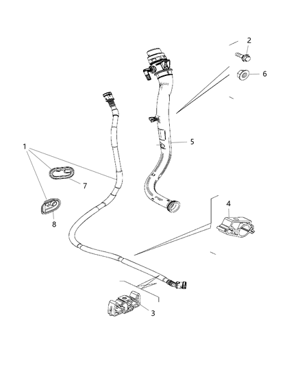 2020 Jeep Renegade Fuel Filler Tube Diagram