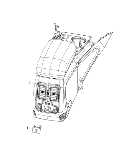 2019 Jeep Grand Cherokee Inverter, Power Diagram