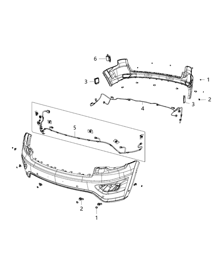 2017 Jeep Grand Cherokee Park Assist Diagram