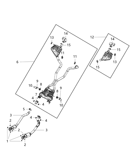 2021 Jeep Grand Cherokee Exhaust System Diagram 3