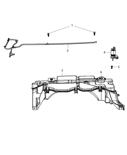 2012 Jeep Liberty Front Washer System Diagram 2