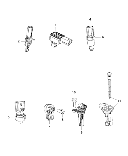 2016 Ram ProMaster 3500 Sensors, Engine Diagram 2