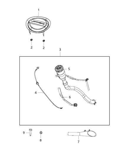 2013 Dodge Viper Fuel Filler Tube Diagram