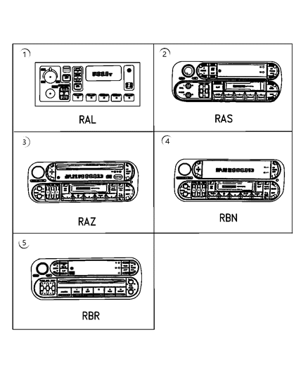 1998 Dodge Caravan Radios Diagram