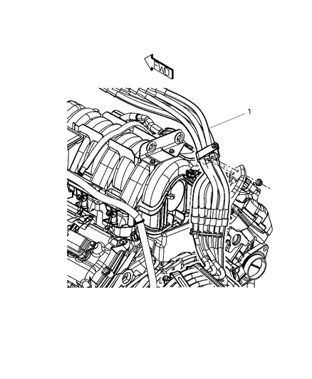 2010 Dodge Ram 1500 Harness-Jumper Diagram for 68049834AA