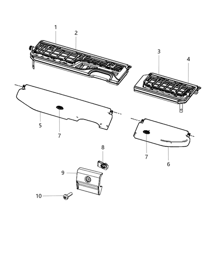 2015 Ram 1500 Load FLOO Diagram for 5SD55LU7AC