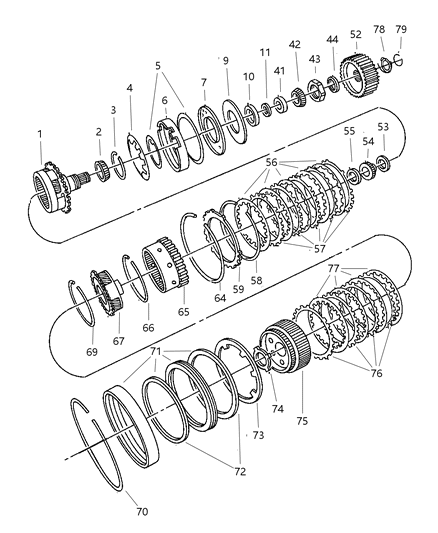 2001 Chrysler Prowler Gear Train Diagram